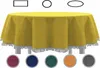 Gartentischdecke mit Fransen Tischdecke rund oval eckig Produktbild-Vorschau 1