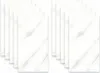 A stack of white marble-look PVC wall panels. Produktbild-Vorschau