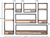 Hoyz - Wandregal Edge - 100 cm - Akazienholz - Braun Produktbild-Vorschau 5