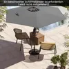 COSTWAY parasol 230 cm, parasol ogrodowy z korbką i 6 Podgląd zdjęcia produktu 8