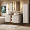 RODAN | Badschrank Hängend - 80 cm - Beige - MDF - mit 2 Produktbild-Vorschau 3