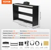A digital piano with its accessories and specifications laid out. Produktbild-Vorschau