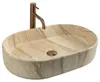 Aufsatzwaschbecken Rea Nadia 60 Beige, Steinimitation Produktbild-Vorschau 1