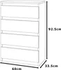 STIV Möbel | Komoda z 4 szufladami | Sideboard dąb wotan | Podgląd zdjęcia produktu 7