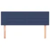 The Living Store Kopfteile 2 Stk. Blau 72x5x78/88 cm Stoff Produktbild-Vorschau 4