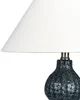 BELIANI Stolní lampa tmavě modrá keramický podstavec bílé Náhled obrázku produktu 5