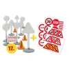 Les panneaux de signalisation 16 cm en sachet Voir les images du produit 7