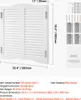 SucceBuy drzwi do salonu 900x28x900 mm, drzwi wahadłowe z Podgląd zdjęcia produktu 7