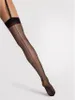 Fiore kniehoge leggings met verticale naad, kleur: zwart Productafbeelding-voorbeeld 4
