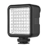 A black LED light with a grid of small lights on the front, mounted on a black screw base. Náhled obrázku produktu