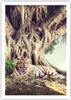 Poster - Poster ohne Rahmen - Tiger Wild Baum - 70x100 cm - Produktbild-Vorschau 1
