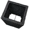 vidaXL Blumenkübel 3 Stk. Wasserhyazinthe Schwarz Produktbild-Vorschau 6