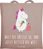 Mr. & Mrs. Panda Tote Bag Einhorn Gemüse - Braun Pastell - Produktbild-Vorschau 1