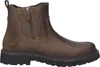 A single brown leather boot is shown against a white background. Voir les images du produit