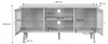 sweeek - TV-Möbel mit Rattangeflecht 120 x 39 x 56,5 cm - Produktbild-Vorschau 7
