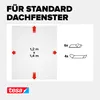 Tesa Fliegengitter Dachfenster 1,2 X 1,4m weiß 55881 Produktbild-Vorschau 21
