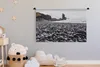 MuchoWow® Wandteppich Wandbehang Schwarzer Lavastrand auf Produktbild-Vorschau 3