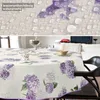 Tischdecke Fotoprint Flieder Blume Lila Oval 200x140cm mit Produktbild-Vorschau 4