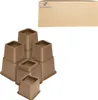 JustValue Möbelerhöher Set Braun – 8/13/20 cm – Max. 600 kg Produktbild-Vorschau 8