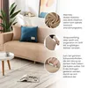 Elastischer Velours-Bezug für 2-Sitzer Sofa, Couch oder Produktbild-Vorschau 7