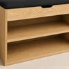 Scarpiera marrone con seduta LEVA, 60 x 30 x 47 cm Anteprima dell’immagine prodotto 8