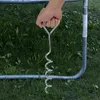 Fiqops 8x trampolína se zemní kotvou 5 otáček Nastavitelné Náhled obrázku produktu 5