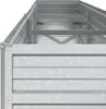 vidaXL Garten-Hochbeet 240x40x45 cm Verzinkter Stahl Silber Produktbild-Vorschau 8