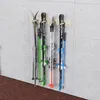 QLS Wand Skihalterung 75,5 cm für 4 Paare Nordic Walking Produktbild-Vorschau 4