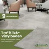 A modern interior setting with chairs and a floor made of click-vinyl tiles. Produktbild-Vorschau