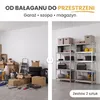 IvoQ Regały magazynowe zestaw 2 szt. – 180 x 90 x 40 cm – Podgląd zdjęcia produktu 6