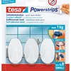 TESA Powerstrips, Háček na ručník, Bílá, Plast, 1 kg, 3 Náhled obrázku produktu 2