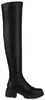 VAN HILL Damen Overknee-Stiefel Plateau Blockabsatz Maya Produktbild-Vorschau 2