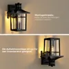 S'AFIELINA Außenlampe mit Bewegungsmelder, E27 Wandlampe Produktbild-Vorschau 6