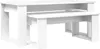 vidaXL Set di tavolini 2 pezzi in legno bianco Anteprima dell’immagine prodotto 1