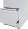 A close-up view of a white filing cabinet with one drawer partially open, revealing its metal runners. Anteprima dell’immagine prodotto