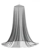 vidaXL Moustiquaire pour lit, maille noire, Ø 56 x 220 cm Voir les images du produit 5