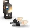 Philips Hue White Filament E14 LED Lampe (Kerze, 2x Produktbild-Vorschau 4