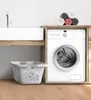 Kôš na bielizeň "Flowers" 50 l sivý 65,1 x 48,6 x 26,2 cm Náhľad obrázku produktu 5