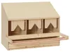 vidaXL 3-osobowe gniazdo 72x33x54 cm lite drewno sosnowe Podgląd zdjęcia produktu 1