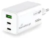 MediaRange Ladegerät 100W 3-Port 2x USB-C u. 1x USB-A, weiß Produktbild-Vorschau 2