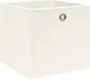 vidaXL Úložné boxy 4 ks Biele 32x32x32 cm Látkové Náhľad obrázku produktu 1