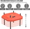 Fudajo 40x55cm piastra riscaldante per pulcini con Anteprima dell’immagine prodotto 3