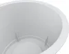 Blumentopf / Pflanztopf, Höhe 70 cm,  Ø 36, weiß, matt, 18 Produktbild-Vorschau 5