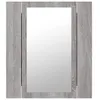vidaXL Armoire à miroir LED gris Sonoma 40x12x45 cm Bois Voir les images du produit 12