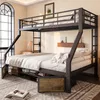 OKWISH Lit Superposé 90x200 cm et 140x200 cm - Lit Enfant Voir les images du produit 2