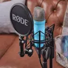 Rode NT1 Signature Blue microfoon, blauw, met popfilter Productafbeelding-voorbeeld 4