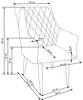 Halmar Essensstuhl K287 - grau Produktbild-Vorschau 8