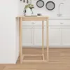vidaXL Barový stůl 80x80x110 cm borovicový masiv Náhled obrázku produktu 4
