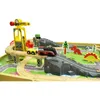 4iQ 70-teiligen Kinder Eisenbahn Set KRZYŚ aus Holz Dino Produktbild-Vorschau 4