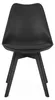 Chaise - Leobert - Mark - Noir/Pieds Noirs - 49 X 43 X 82 Voir les images du produit 13